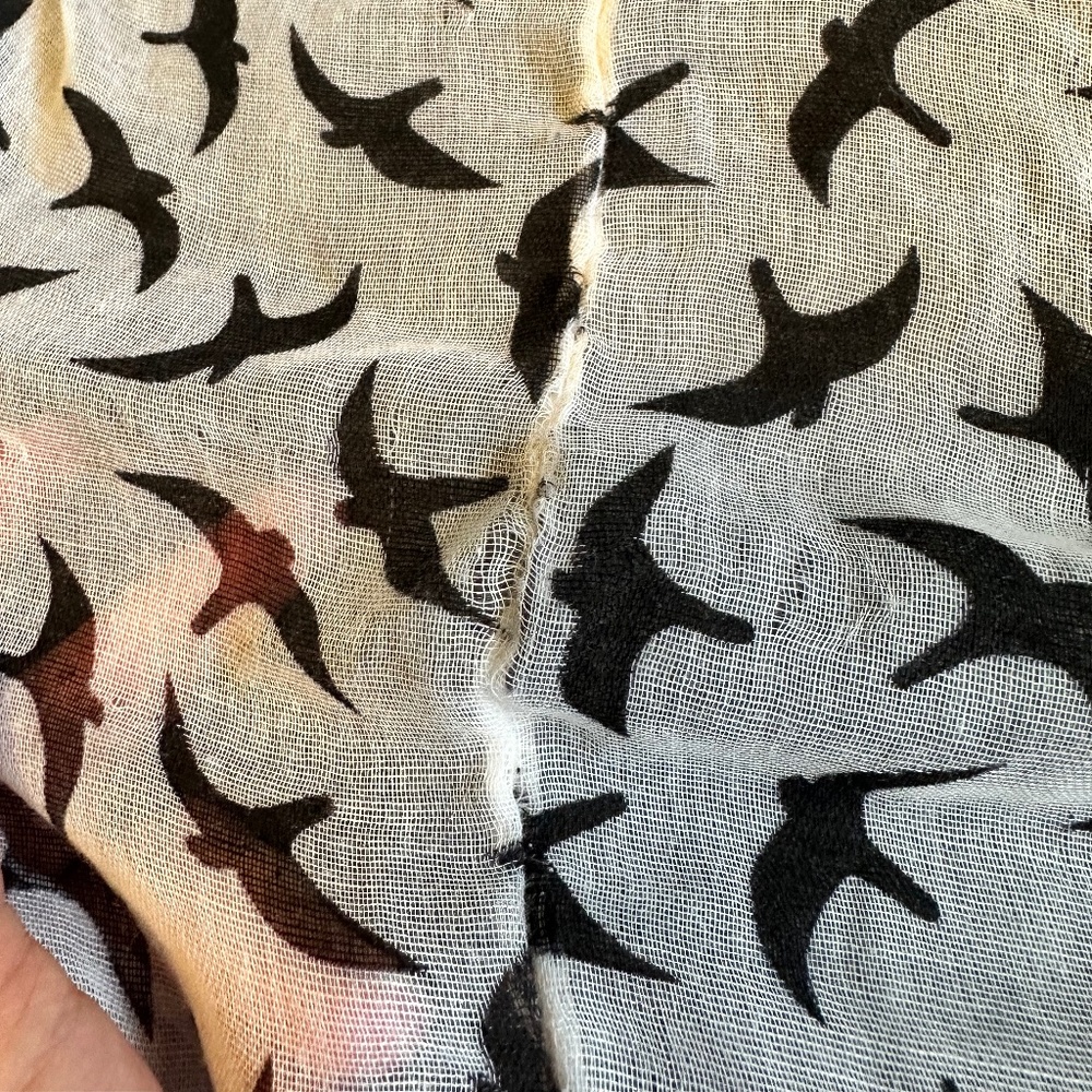 Bird Design Infinity Scarf - Picture 6 of 14